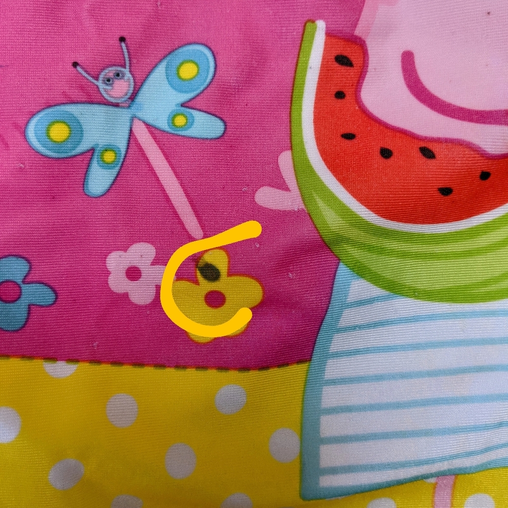 PEPPA PIG Toddler Girl Pink Swimsuit 4T - Picture 2 of 2